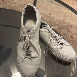 Common projects grey leather sneaker 44 size 11
